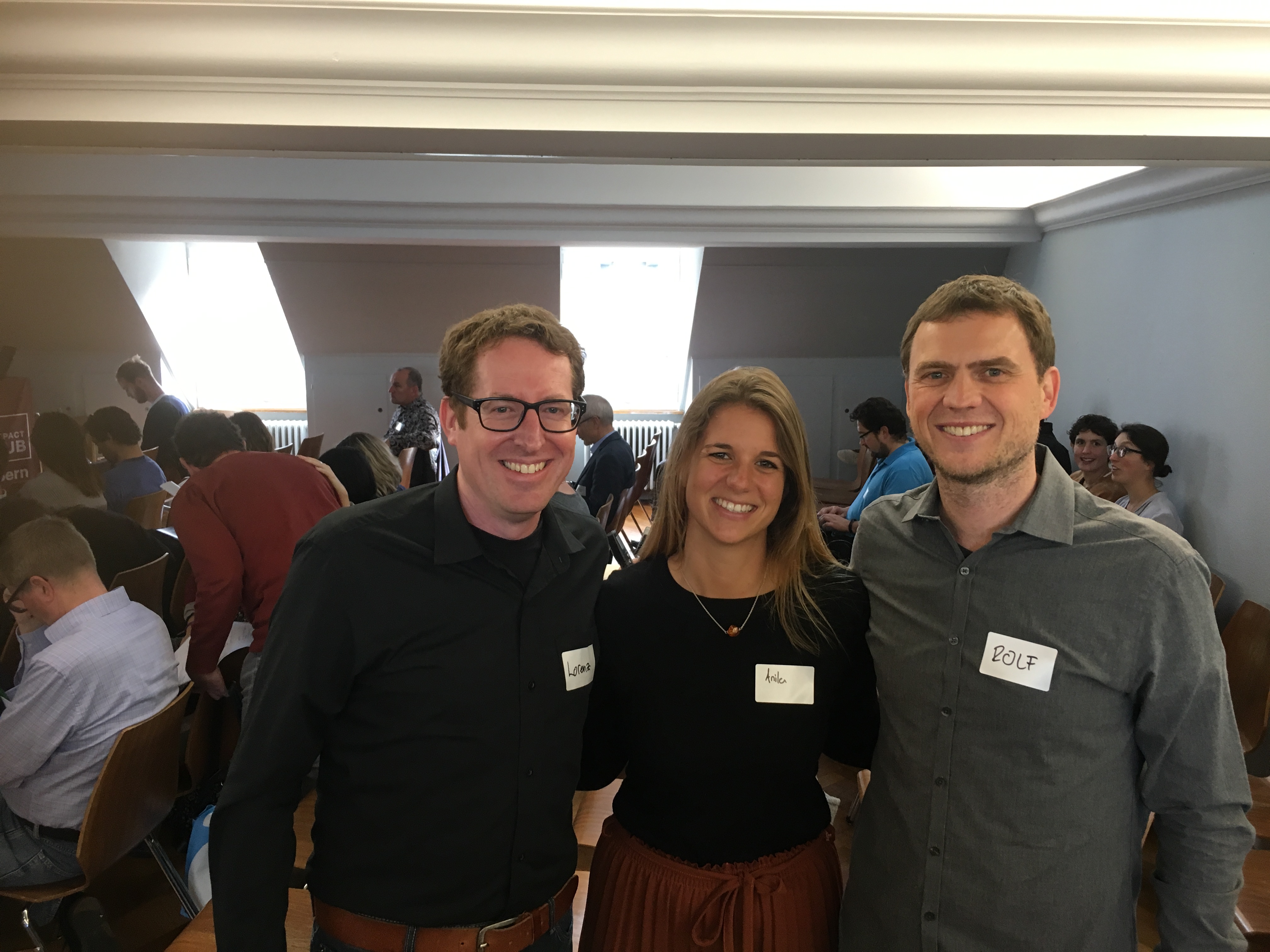 Lorenz Ramseyer Co-Initiant, Anita Jetzer Social Media und Rolf Arni Co-Initiant